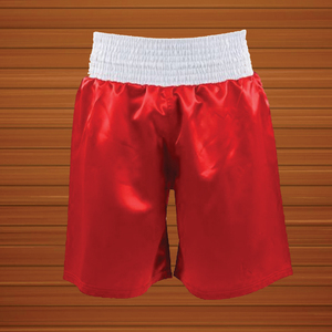 Shorts de boxe professionnels avec ceinture élastique, tissu respirant à séchage rapide, parfaits pour l'entraînement et le fitness - Product Image 3