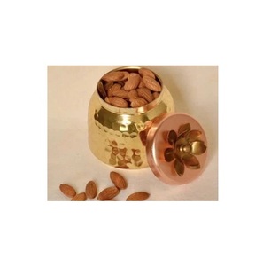 Tazón de frutas secas de latón de lujo, tazón de frutas secas pulidas y naturales con forma personalizada, tazón profundo para decorar piezas - Product Image 1