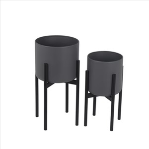 Grande jardinière galvanisée en métal avec accessoires de jardin d'équilibre Jardinière en métal et plantes et pots personnalisés fabriqués à la main en usine - Product Image 4