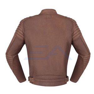 Nouveauté ENROBE APPAREL Veste de moto en cuir pour homme à manches longues, respirante, pour usage extérieur, hiver, prix bas en ligne, best-seller - Product Image 3