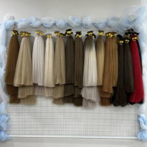 COULEURS DE LUXE EUROPÉENNES HAUT STANDARD CUTICULE ALIGNÉ NATUREL DROIT VIETNAMIEN Remy Virgin Human Extensions 8-30 pouces pour SALON - Product Image 4