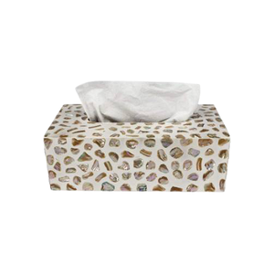 Caja de pañuelos de madera y nácar con la caja de servilletas de tamaño personalizado de la más alta calidad para accesorios de mesa - Product Image 3