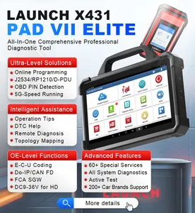 Launch X431 Pad7 Elite Pad Vii High-end Diagnostic Tool With Unexpected Features For Comprehensive Vehicle Diagnostics Scanner