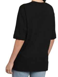 เสื้อยืดผ้าฝ้ายสะพายไหล่แขนครึ่งท่อนสำหรับผู้หญิง2025โอเวอร์ไซส์ระบายอากาศได้ดีออกแบบได้ตามต้องการ - Product Image 4