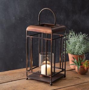 Portavelas decorativo de hierro para velas de pilar con artesanía de metal trenzado de inspiración gótica al mejor precio - Product Image 2