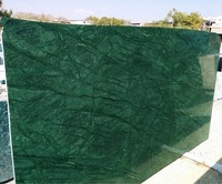 Grande dalle de marbre naturel poli vert Vedre, écologique, imperméable, durable, épaisseur 20/30 mm, pour villa moderne, salle à manger