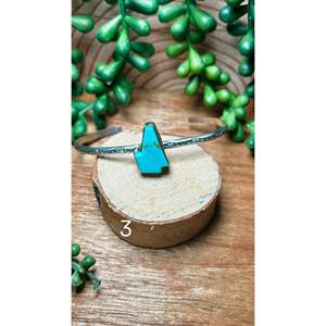 Donovan Skeets Kingman Turquoise & Sterling <b>Silver</b> Fashion <b>Cuff</b> <b>Bracelet</b> - Product Image 3