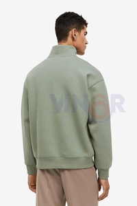 2025 nueva y elegante ropa de invierno para hombre, sudadera con media cremallera/Sudadera ligera de moda con media cremallera para hombre, OEM personalizado - Product Image 3