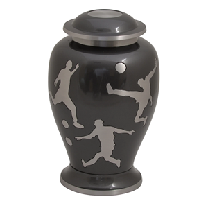 Urna Funeraria de Aluminio Moderna para Cenizas Humanas, Urna de Cremación Personalizada con Bolsa de Almacenamiento de Terciopelo - Product Image 1