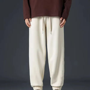 Wholesale Custom Logo Heavyweight Cotton Fleece <b>Oversized</b> Unisex Joggers Comfortable Breathable <b>Sweatpants</b> Lightweight Casual - Product Image 2