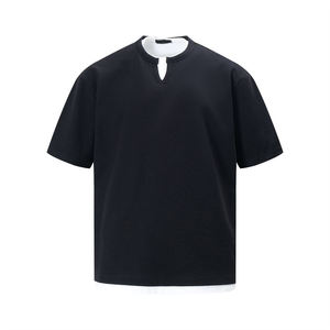 Camisetas de hombre GAF, nueva camiseta de manga corta con gráfico liso Vintage, cuello, estilo deportivo, hecha de 220 gramos para camiseta Pima - Product Image 2