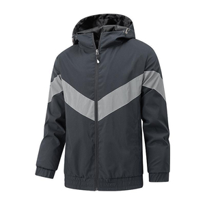 Vente en gros de manteau de pluie léger, veste coupe-vent d'extérieur, vêtements de sport décontractés imperméables pour hommes, vestes de pluie pour hommes - Product Image 2