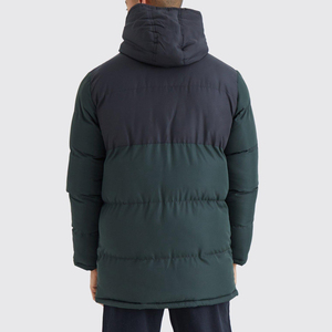 Hot Selling Customized Color & Size Men's <b>Winter</b> Puffer <b>Jacket</b> with Canvas Fabric <b>Waterproof</b> Eco-Friendly Your Logo Option - Product Image 3