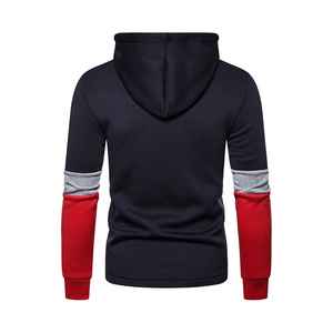 เสื้อฮู้ดสวมหัวแบบสวมหัวสำหรับผู้ชายผ้าโพลีเอสเตอร์สีเรียบ100% มีฮู้ดสำหรับผู้ชายใส่ได้ทั้งชายและหญิงเสื้อมีหมวก500 GSM โลโก้ที่กำหนดเอง - Product Image 3