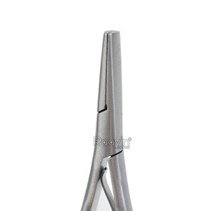 Pince à épiler légère et durable en acier inoxydable de 7 pouces pour extensions de cheveux, avec poignée bleue - Product Image 5