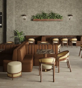 Chaise de restaurant moderne et confortable avec pieds en bois pour restaurants, hôtels, salons, appartement, projet de café élégant - Product Image 3