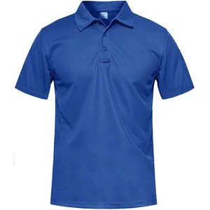 Camiseta informal de manga corta con cremallera de punto para hombre, Camiseta con cuello de Polo, ropa de golf, camiseta de verano, polos con 1/4 botones