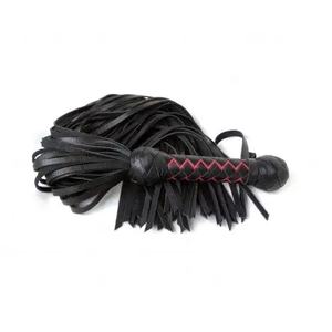 JEXMOO Custom Handmade Leather Cracker Flogger Black 2 <b>Sets</b> <b>Bondage</b> Gear New Arrival Adults' 2 <b>Sets</b> <b>Bondage</b> Gear International - Product Image 3