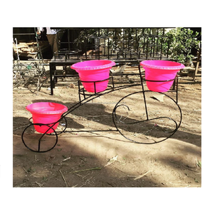 Jardinières en métal personnalisées de haute qualité, seaux en fer uniques, parfaits pour la conception de jardins domestiques, disponibles en différentes tailles - Product Image 2