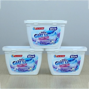 Capsules de détergent à lessive florale florale 3-en-1 écologique pour le lavage des vêtements stockés et appropriés pour l'utilisation des vêtements - Product Image 1