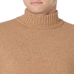 Suéter de gran tamaño para hombre de invierno antibolitas de algodón 100% con cuello redondo en relieve hecho en Pakistán con logotipo frontal - Product Image 4