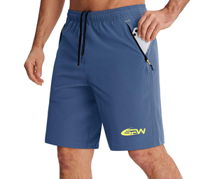 Short d'entraînement OEM et ODM 2-en-1 pour hommes vente en gros de vêtements de sport et de fitness avec impression par transfert de sublimation - Product Image 1