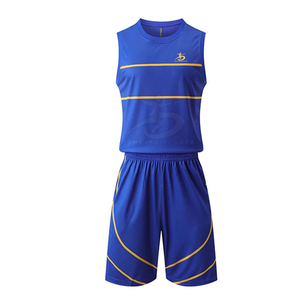 Uniforme de Baloncesto para Hombre en Oferta, Estilo Moderno de Alta Calidad, Talla Grande, Personalizable, Sin Mangas, Ligero, Transpirable, 100% Deportivo - Product Image 1