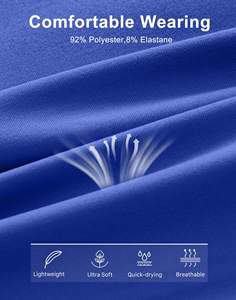 <b>Men</b> Moisture Wicking Gym <b>Shorts</b> Fast Dry Technology with Mesh Liner and Anti-Odor Treatment for <b>Long</b> Training Sessions - Product Image 6