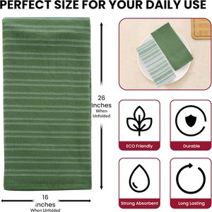 Hot Selling 100% Bamboo Fiber Dish Towel Quick-Dry Non-Woven Cotton Dishcloth Reusable <b>Kitchen</b> Cleaning Towel with OEM ODM - Product Image 5