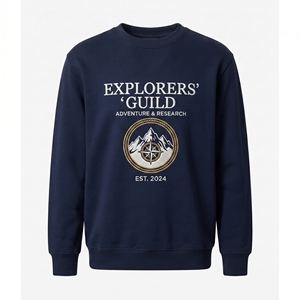 เสื้อสเวตเชิ้ตผู้ชายสีดำ ผ้าฝ้าย คอกลม ทรงปกติ ปักลายธงชาตินอร์เวย์ที่คอหลัง สวมใส่สบายๆ สำหรับฤดูใบไม้ร่วง - Product Image 4