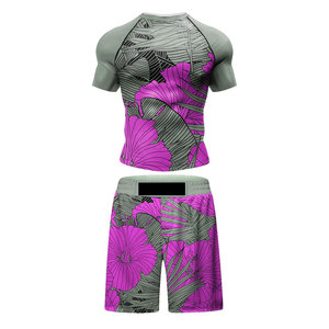 Custom <b>BJJ</b> Rash Guard Manufacturer Sublimated Printed Spandex Fabric Design Your Own Grappling <b>Rashguards</b> - Product Image 4