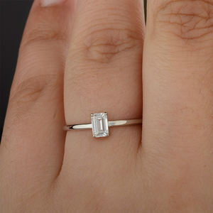 คอลเลกชันล่าสุด18K แหวนเพชรแข็งทองเครื่องประดับแฟนซีสำหรับวันครบรอบแต่งงานหมั้น; มีใน10K/14K - Product Image 3