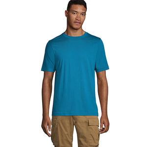 Tissu de qualité de marque 100% polyester matériel t-shirt pour hommes vente 100% coton hommes demi manches t-shirt impression personnalisée - Product Image 3