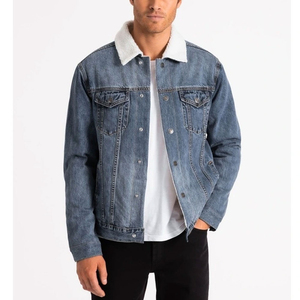 Dernières vestes en jean pour hommes à la mode, de haute qualité, très vendues, vêtements d'hiver, veste en jean pour la vente en ligne - Product Image 5
