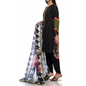 Colección de Verano de la Mejor Calidad: Dupattas Tradicionales Pakistaníes para Mujer, Bordadas, Largas, Servicio OEM, Ideales para Fiestas, Modernas - Product Image 2