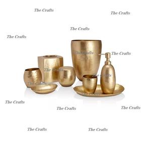 Juego de baño ecológico de acero inoxidable plateado de más de ocho piezas de tamaño y forma personalizados para accesorios de baño - Product Image 3