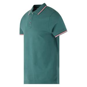 Style personnalisé décontracté plaine à manches courtes hommes polos t-shirts polyester coton logo personnalisé col polo t-shirt - Product Image 3