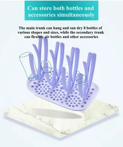 Removable Space Saving Water Bottle Holder Baby Bottle Drying Rack