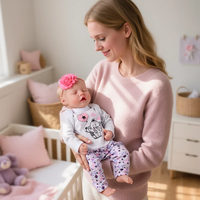 Poupée Reborn Bébé Fille Twinnie de 17 Pouces, Meilleure Vente Babeside, Entièrement en Vinyle, Réaliste, Vente en Gros Usine, Expédition Rapide