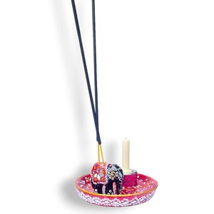 Handcrafted Lac <b>Incense</b> Holder Modern Elephant Jewel Stick & <b>Cone</b> Burner Stand - Product Image 4