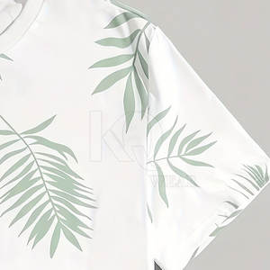 Ensemble T-shirt et short décontracté d'été avec logo personnalisé, 100% coton, léger, séchage rapide, vêtements de sport pour l'équipe/le club - Product Image 4