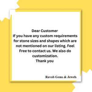 คุณภาพสูง10X14มม. ปาล์มอ้วนทรงลูกแพร์ briolette ขัดธรรมชาติอัญมณีทรงหลวมปรับขนาดอัญมณีสำหรับทำเครื่องประดับ - Product Image 6