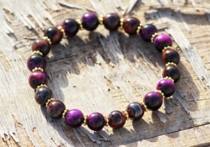 Sameer Gems Classic Tiger Eye Piedra natural con cuentas 8MM Pulsera unisex Brazalete colorido Regalo de aniversario Joyería curativa - Product Image 2