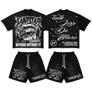 Service OEM Personnalisable 100% Ensemble Jersey et Short en Maille de Haute Qualité 100% Polyester 140 à 200 g/m² - Product Image 1