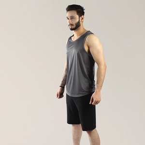 เสื้อกล้ามออกกำลังสำหรับผู้ชายเสื้อสร้างกล้ามเนื้อทำจากผ้าฝ้าย - Product Image 2