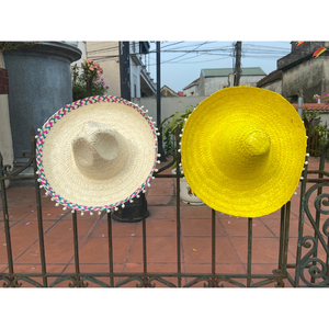 Straw <b>Hat</b> Handmade for <b>Festival</b> Regional Mexican <b>Hats</b> Mexican <b>Hat</b> Decorations Muti-colors at Factory Price Wholesale - Product Image 2