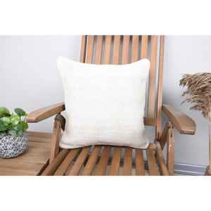 Beige Wool 18x18 Inch Luxury Farmhouse Rustic <b>Pillow</b> Vintage Print Woven Technique Portable for Bedroom Sofa Use for Home Decor - Product Image 1