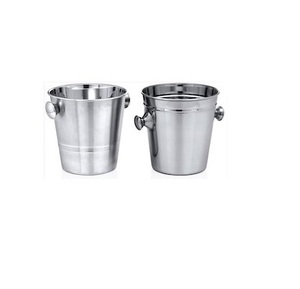 Enfriador de vino de acero inoxidable de grado alimenticio de 1.6L Cubo de hielo de doble nivel para Bar Hotel Fiesta para cerveza Enfriamiento de champán - Product Image 6