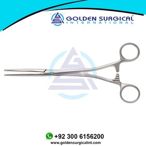 Pinces de serrage Parker Kerr, pince à vis incurvée, serrures longitudinales, 255 mm, instruments chirurgicaux - Product Image 2