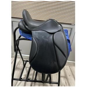 Selle de dressage en cuir indien de haute qualité pour l'équitation, noir brun, taille et logo personnalisés - Product Image 1